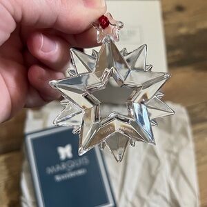 Marquis by Waterford 2004 Crystal Star Ornament